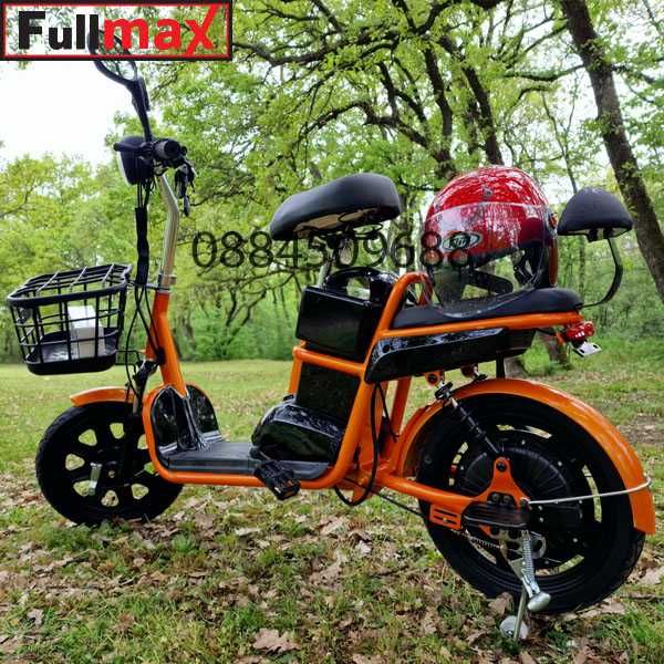 Електрически скутер-с двойна седалка велосипед X6 и подвижна батерия