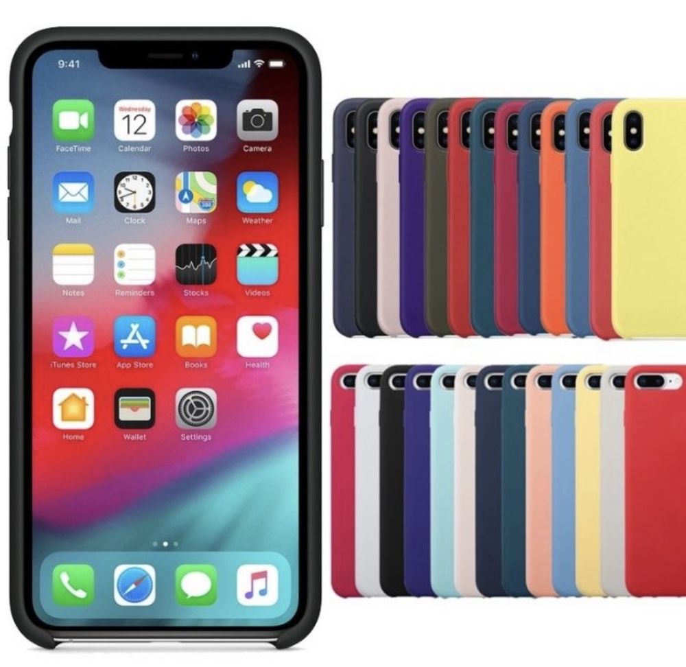 Iphone XS/XR  - Husa Luxury Slim Din Silicon cu Interior Catifea