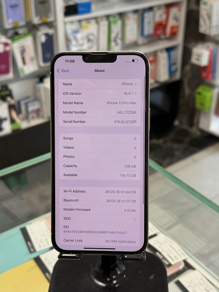 Apple iPhone 13 Pro Max 128Gb Silver