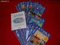 Vand colectie reviste ATLAS-Intreaga lume la dispozitia ta,61 nr.,NOI.