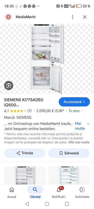 Frigider Incorporabil