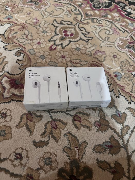 наушник EarPods Lightning для iPhone шнуром айфон зарядка