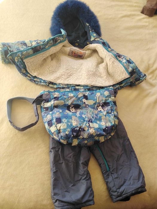 Продам детский зимний комбинезон-трансформер Батик размер 86