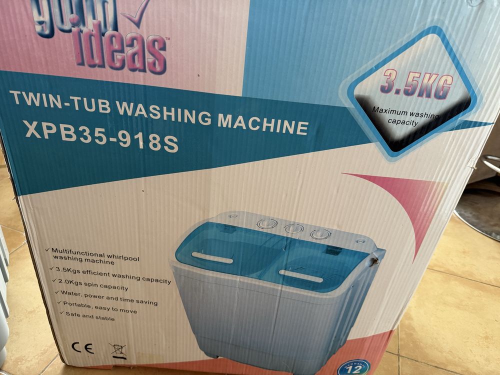 Портативна пералня Twin tub