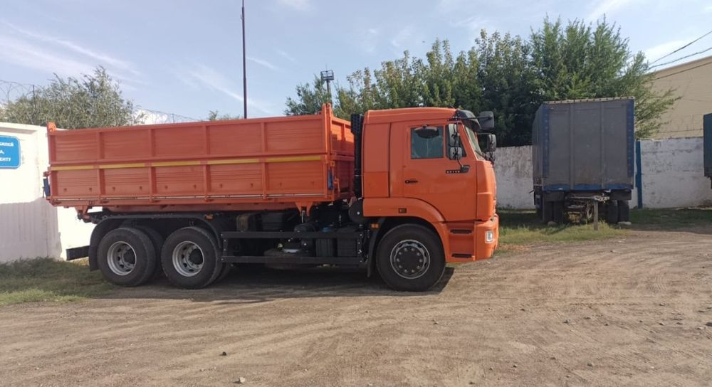 Услуги камаза самосвала с прицепом