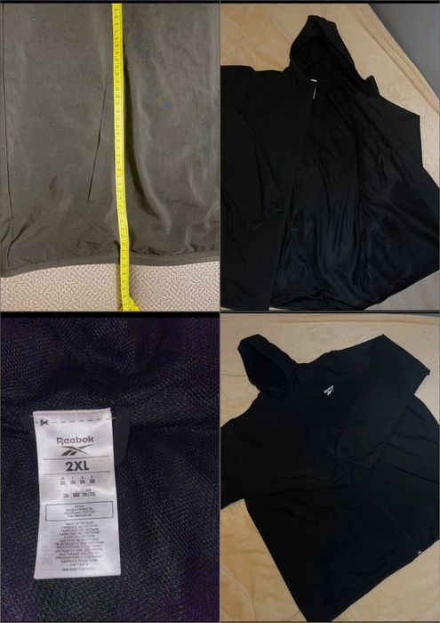 Jachetă Sport Reebok - Mărimea XXL, Negru