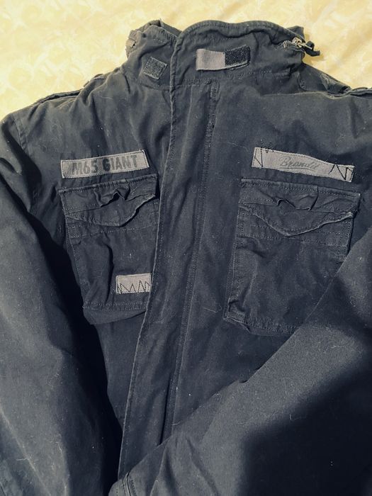 Jacheta/ Parka M 65, neagra cu mesada