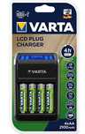 Incarcator acumulatori VARTA display LCD Plug charger AAA/AA/9V/USB