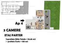 3 camere Unirii / Piata Alba Iulia curte 130 mp Imobil lux!