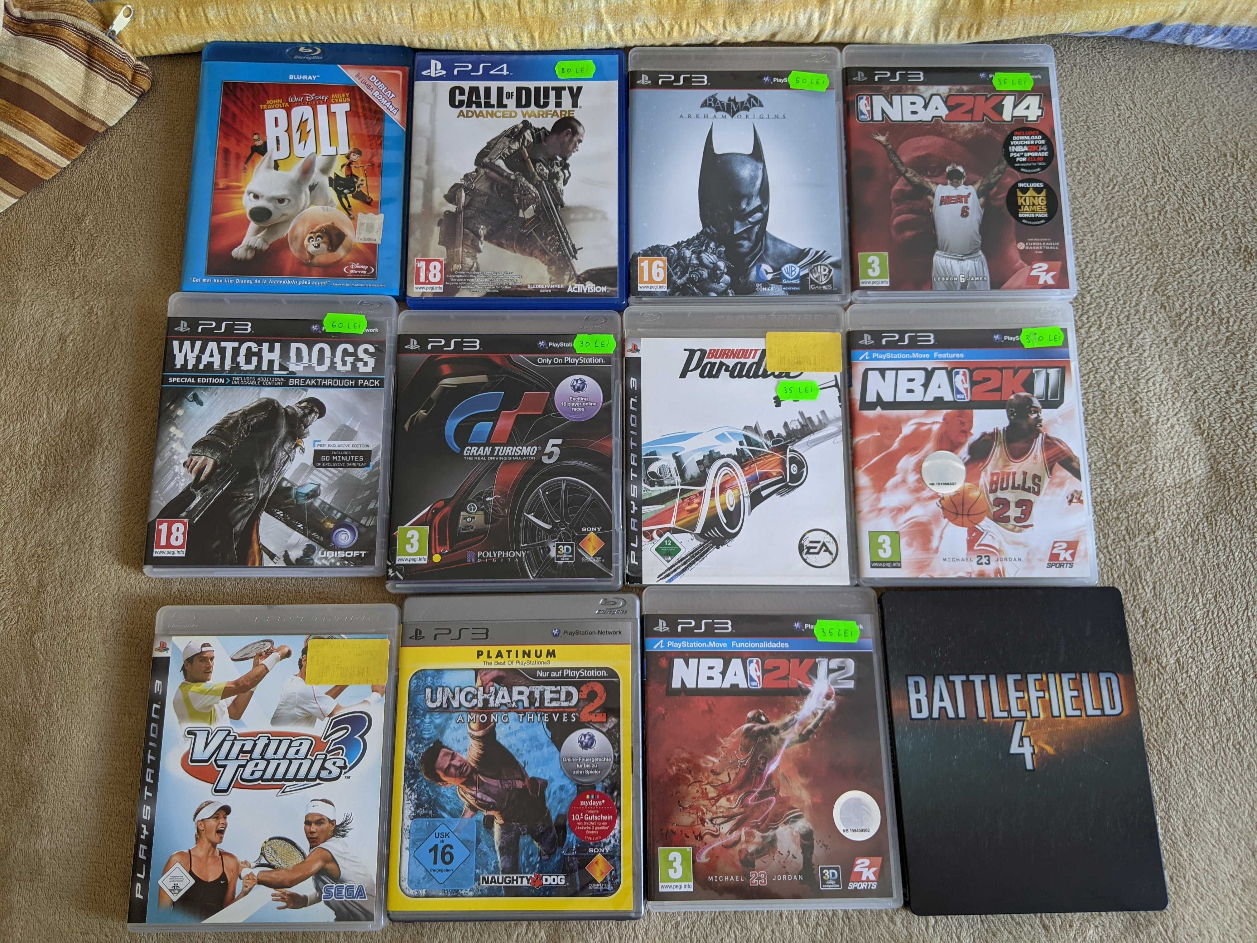 CDuri cu jocuri pentru diferite console ( PSP, PS2, PS3, Xbox )