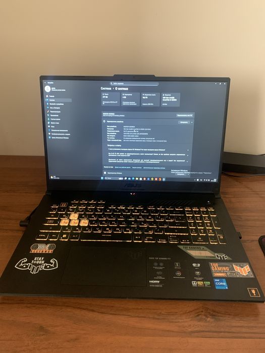Ноутбук ASUS F17 TUF gaimjng