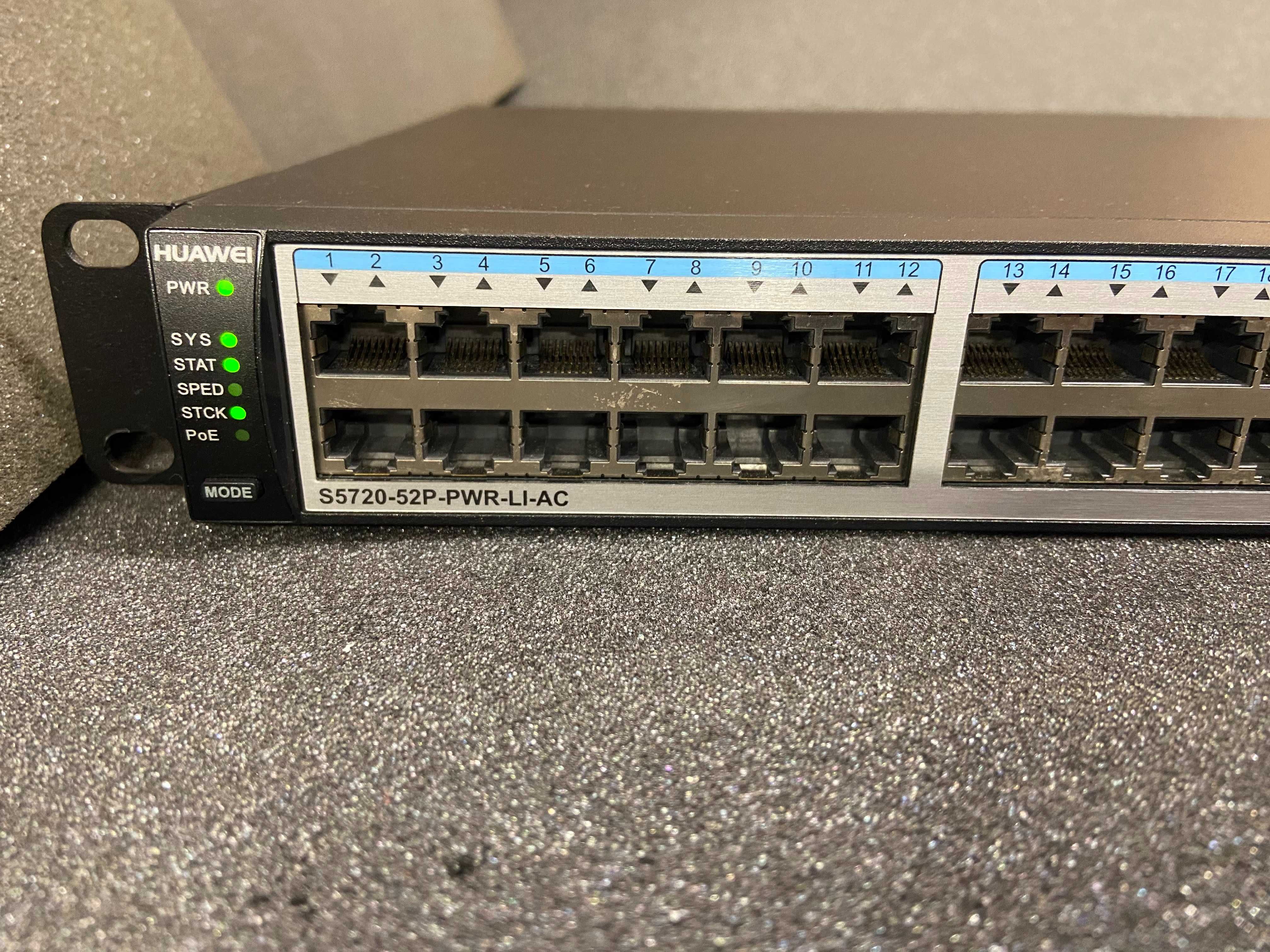 Huawei S5720-52P-PWR-LI-AC – 48-портов PoE+ гигабитов суич