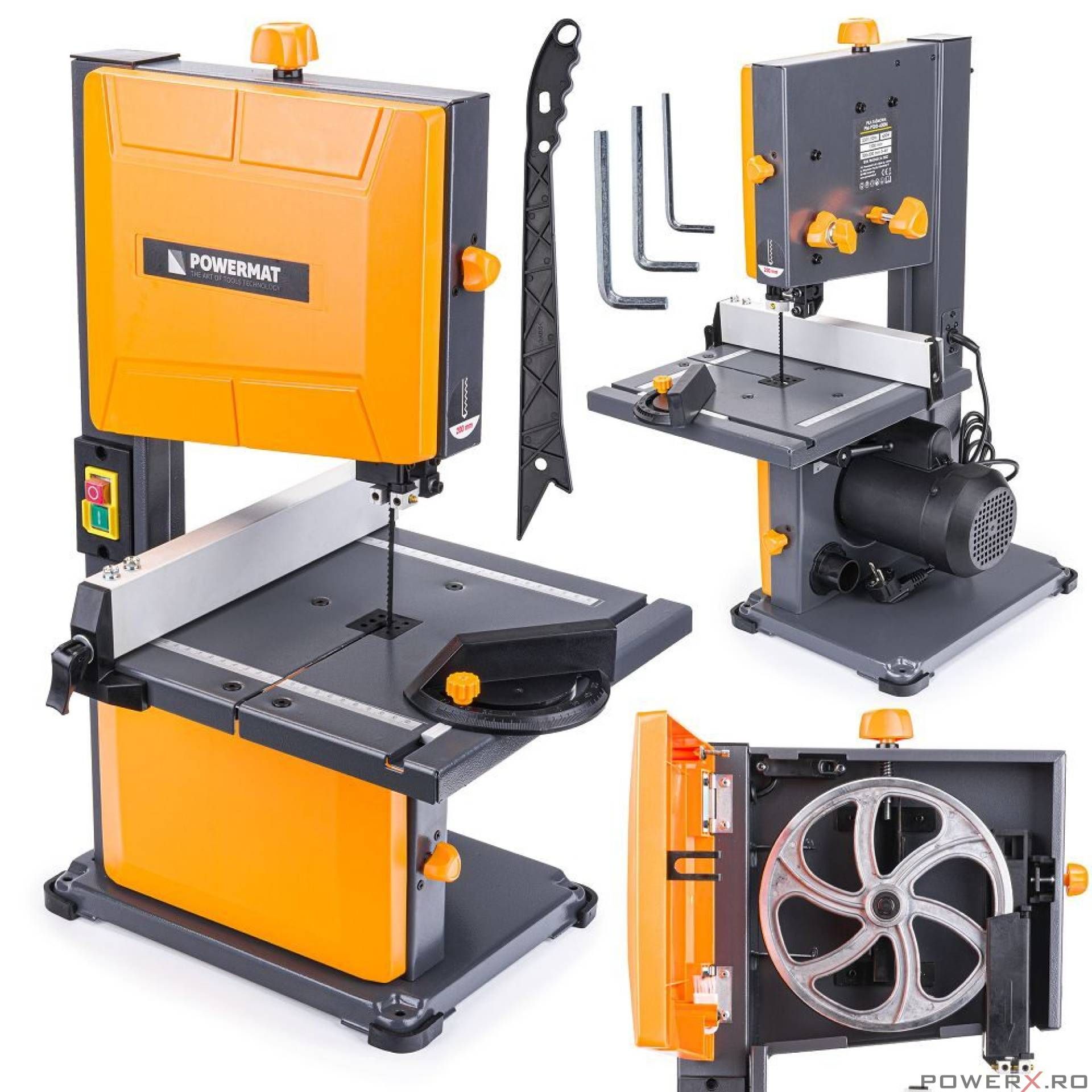 Fierastrau cu banda pentru taiere lemn si neferoase, 600 W, mini