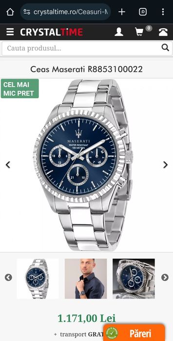 Ceas Original MASERATI