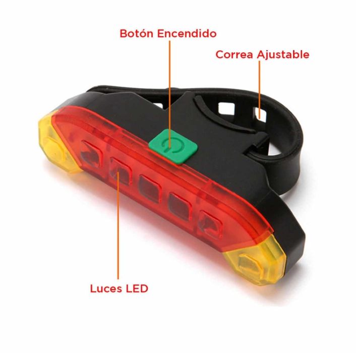 Заден стоп за колело велосипед , с USB, LED светлини