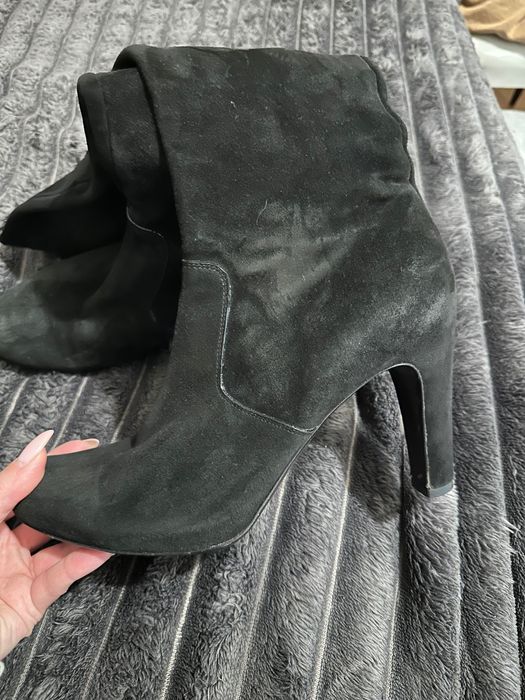 Cizme piele întoarsă 39,5 Del Carlo originale