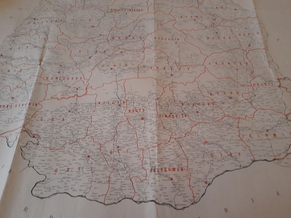 Harta Republica Socialista Romania