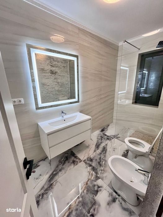 Apartament constructie noua,etaj 1,cu teren,zona  Bradet