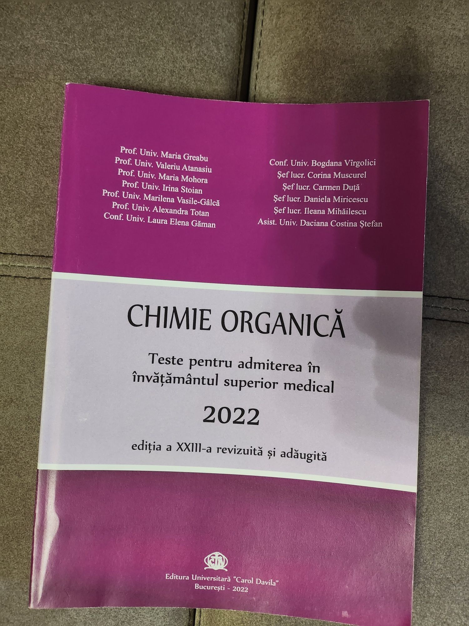 chimie organica grile, pt Umf si stomatologie