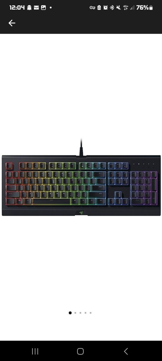 Tastatura Razer Cynosa Chroma, Iluminare RGB, Negru