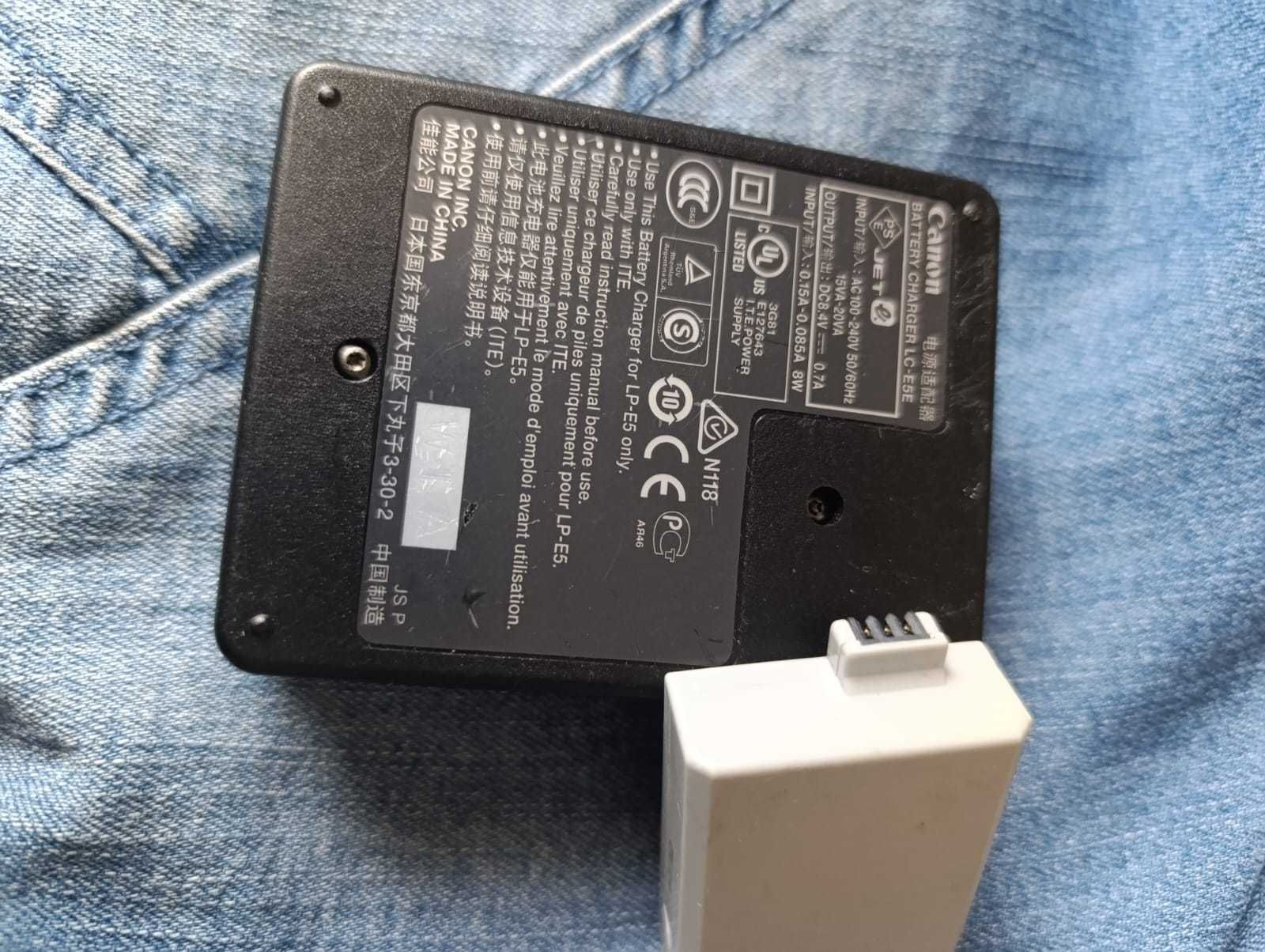 Sursa Canon LC-E5E LCE5 LP-E5 Incarcator+acumulator