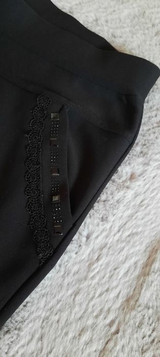 Pantalon elastic negru