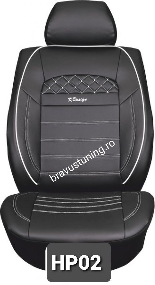 Huse scaun auto PREMIUM PIELE Eco Dedicate Touran 5 locuri INDIVIDUALE