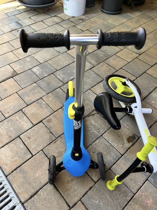 Trotinetă și bicicleta fără pedale