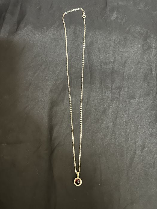 Lant din aur alb de 18k 750