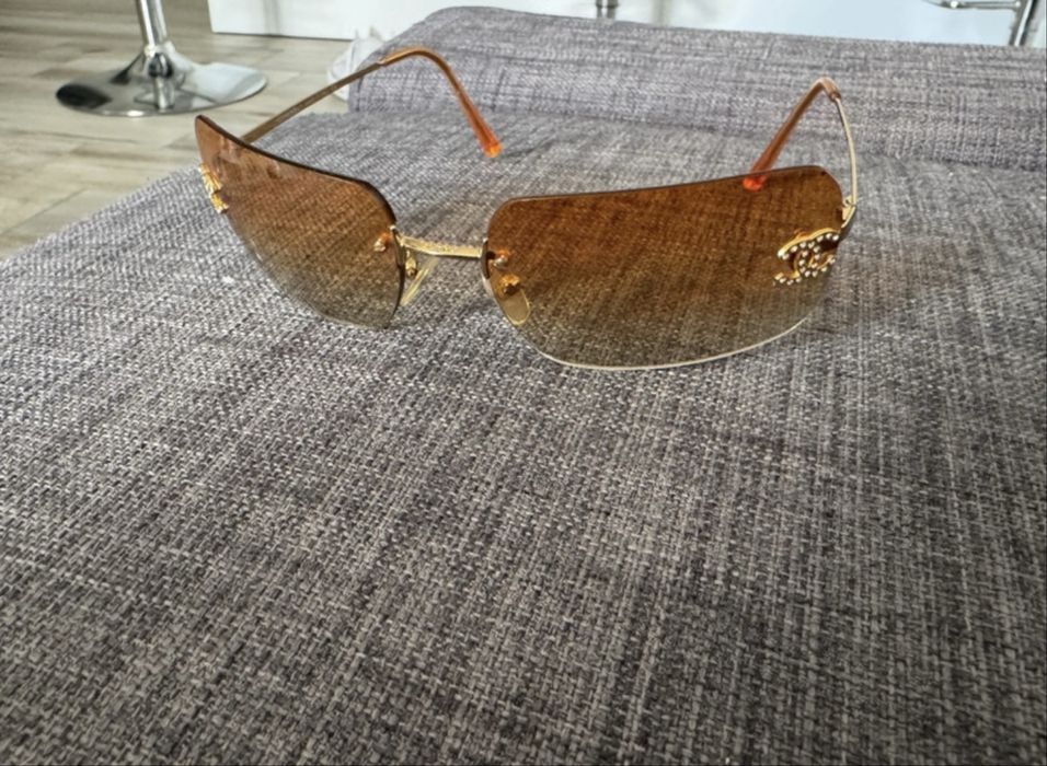 Ochelari chanel 4017-D c.125/56 62 17 120 coco mark gradient orange