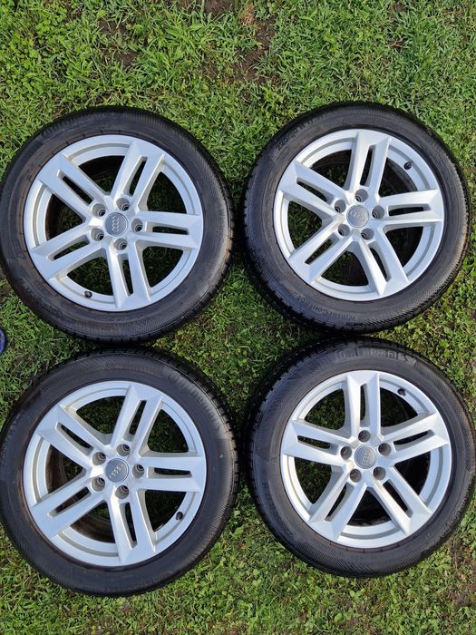 Roți iarnă, jante Al originale Audi A4, A3, R 17, cauciucuri 225 50 17