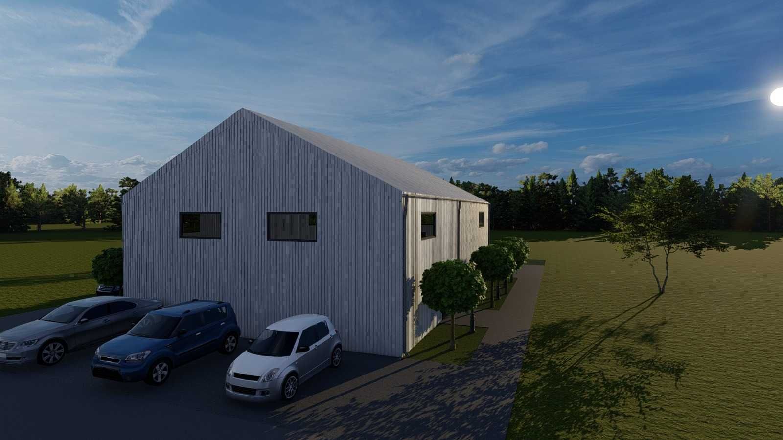 Proiectăm hale pe structură metalică sau beton