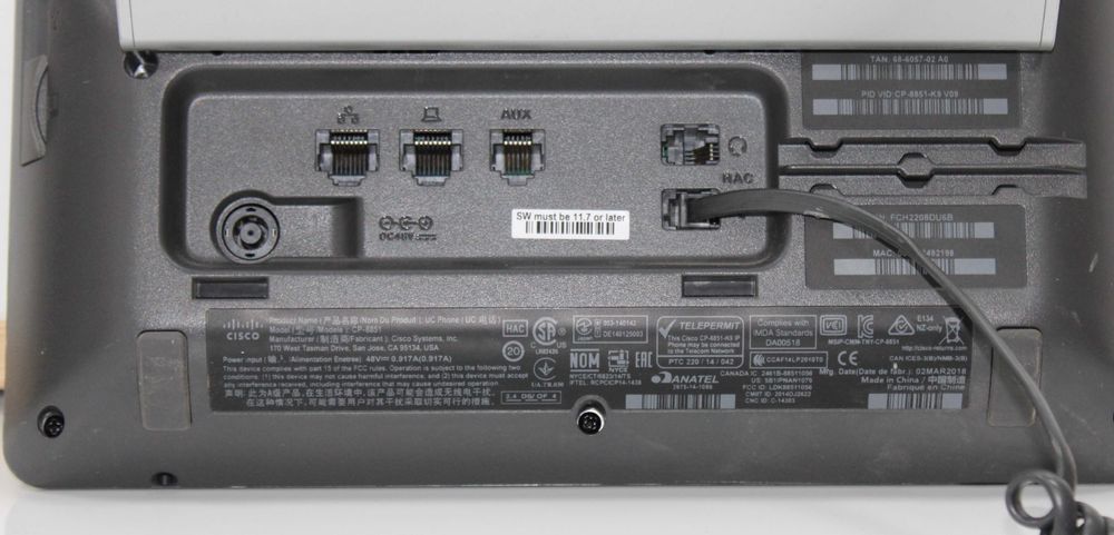 IP телефон Cisco 8851