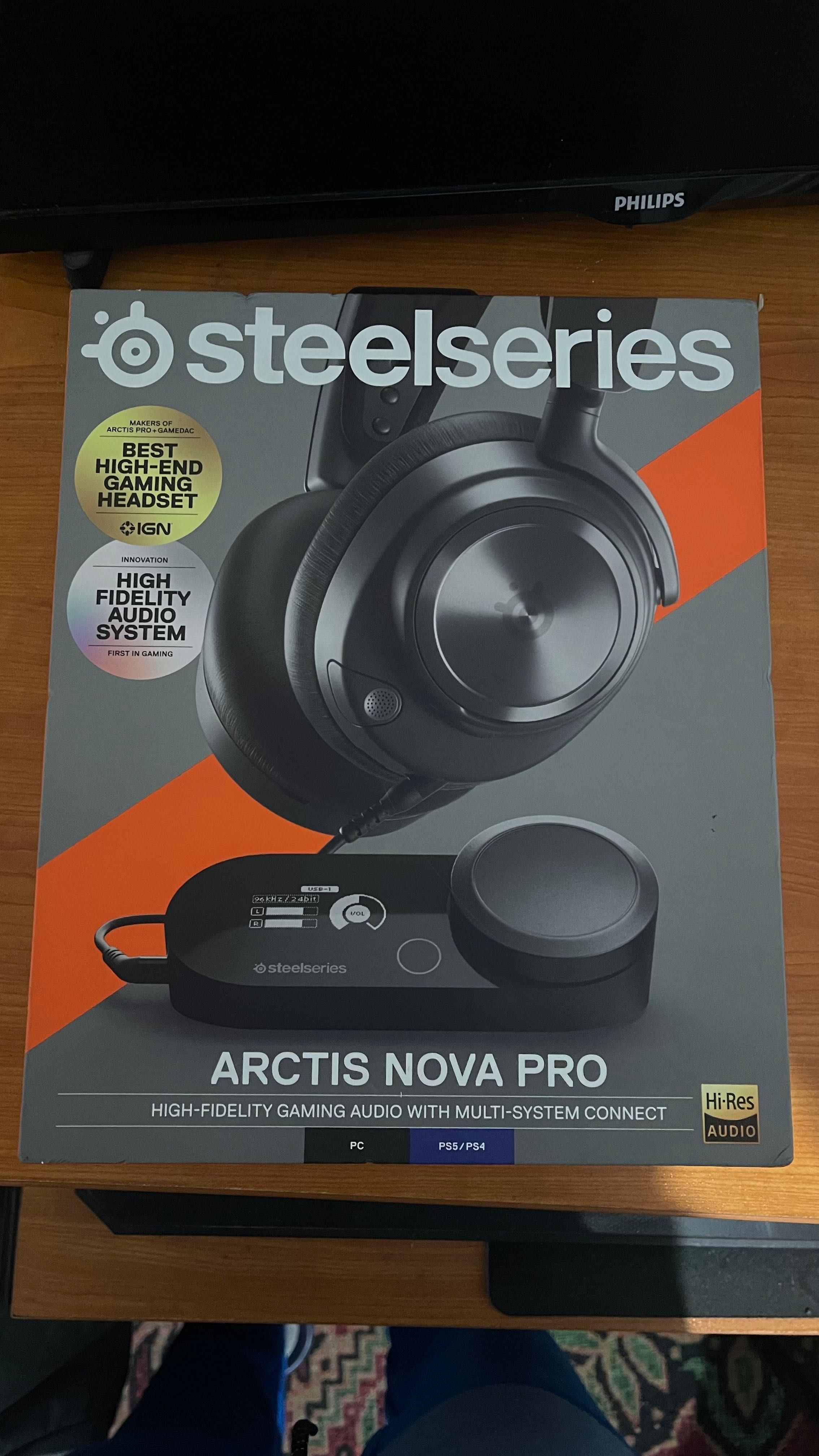 Гейминг слушалки SteelSeries - Arctis Nova Pro, черни