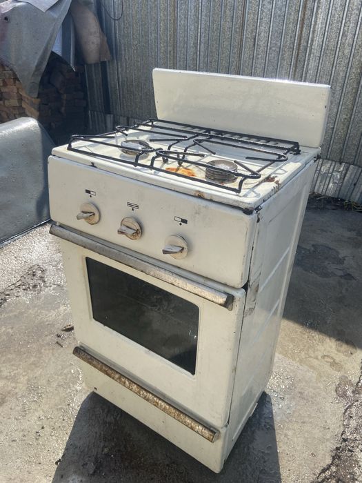 Газ плита в рабочем состоянии