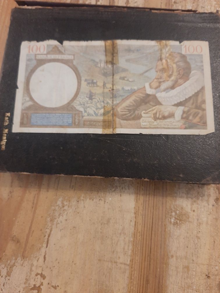 100 franci francezi din 1941
