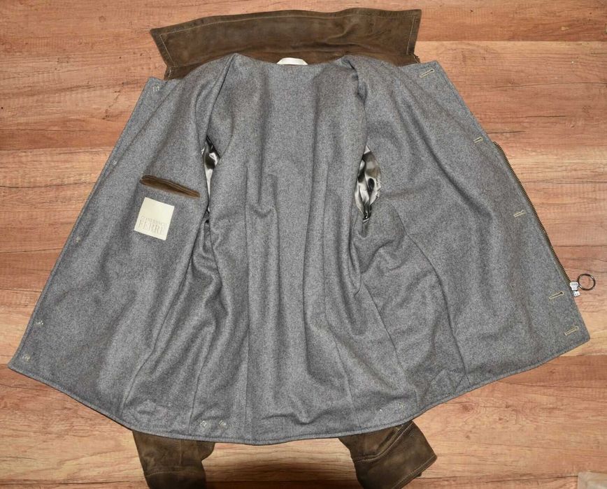 Gianfranco Ferre оригинално мъжко кожено яке размер 50