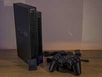 Consolă PlayStation 2 (PS2 FAT SCPH-39004) în stare perfectă, complet