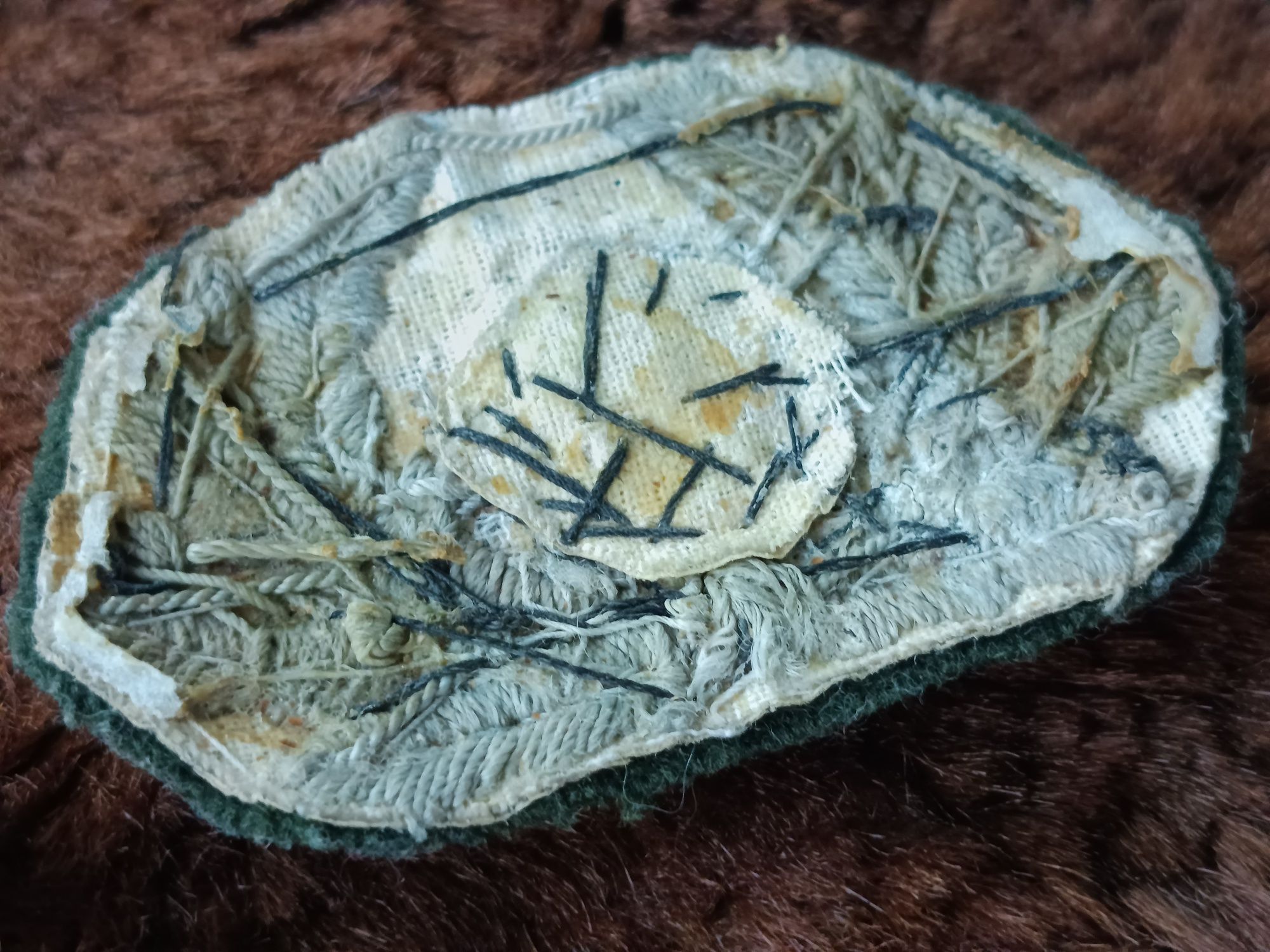 Emblema cascheta ofițer german/ Herr /Wehrmacht WW2
