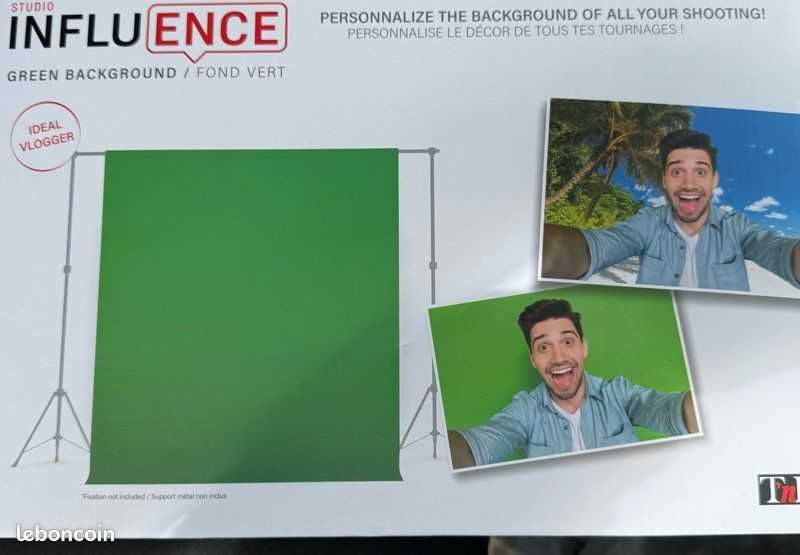 Influence Fundal Background fotografii verde XL 150x200cm 100% bumbac