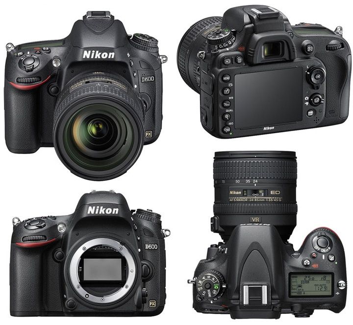 Nikon D600 полнокадровый