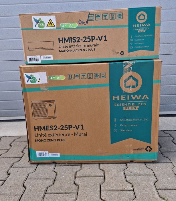 Pompă caldură iarnă cald/vara rece Heiwa HP2ES-35-V1 Nou