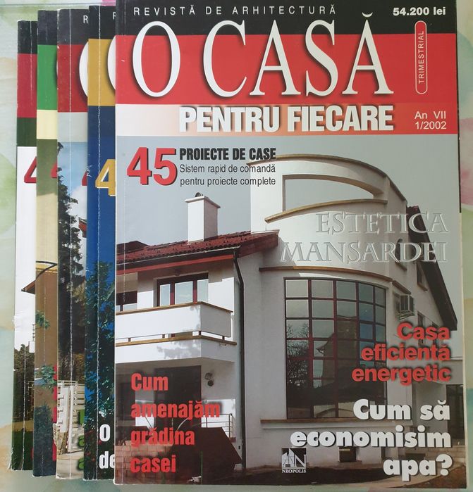 Reviste proiecte arhitectură, construcții și amenajări