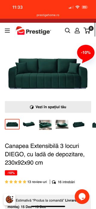 Canapea extensibilă