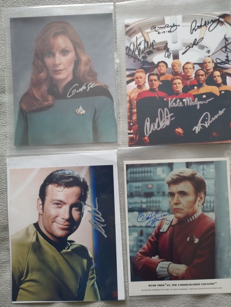 Fotografii cu actori celebrii din Star Trek