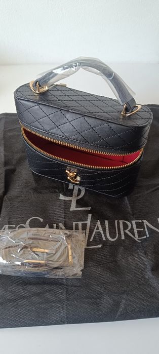 Geanta Piele Neagra Yves Saint Laurent
