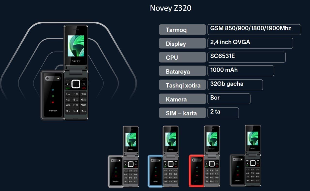 Novey Z320 dastafka tekin