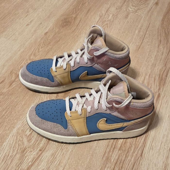 Pantofi Jordan 1 Zen Mid GS pentru fete, mărimea EUR 36,5