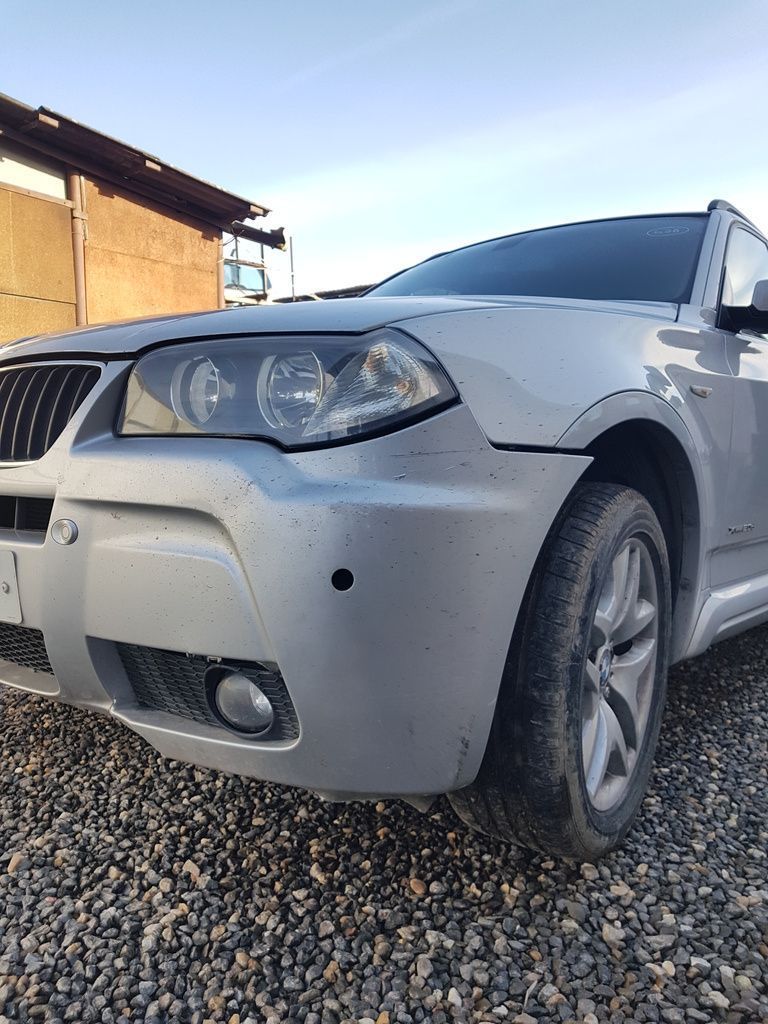 Bara fata BMW X3 E83 2007 - 2010 Argintiu TITANSILBER METALLIC (638) Fara spalatoare far