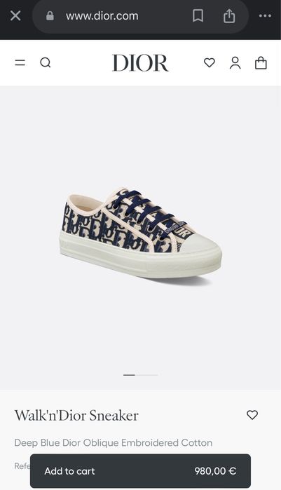 Sneakersi Dior- Walk'n'Dior 38